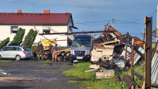 200 km/h i ogromne zniszczenia - trąba powietrzna w województwie opolskim