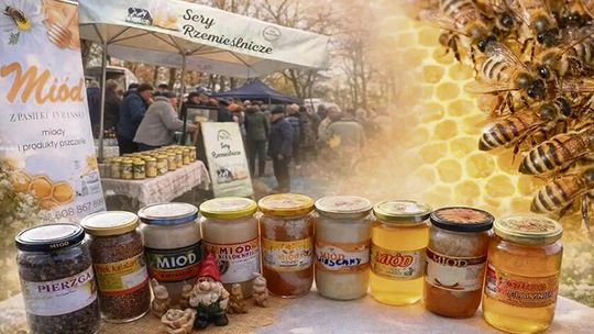 Stoiska Straganku Rzemieślniczego w Eichendorffie – miody, sery, wędliny i domowe przetwory od lokalnych producentów