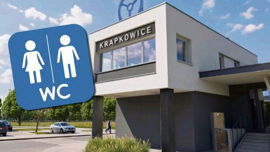 Koniec problemu z toaletą w centrum Krapkowic? Będzie ogólnodostępna w centrum przesiadkowym