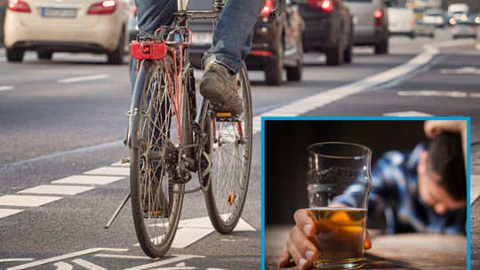 Policja w Krapkowicach zatrzymała nietrzeźwego rowerzystę – 26-latek miał prawie 0,8 mg/l alkoholu w wydychanym powietrzu