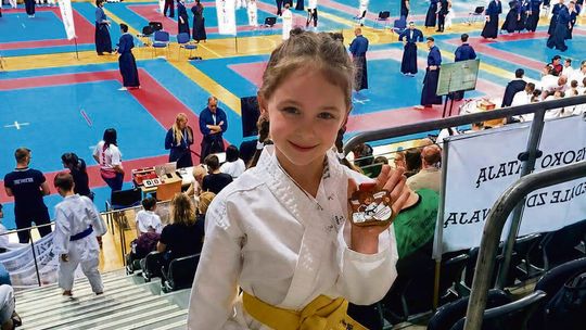 Larysa Kaltbach ze Strzeleczek z kolejnymi sukcesami! Podium na Pucharze Polski Dzieci i złoto na Silesia Cup