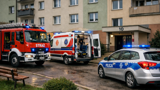 Niepokojący zapach w bloku w Zdzieszowicach. Służby wyważyły drzwi - w środku znaleziono ciało