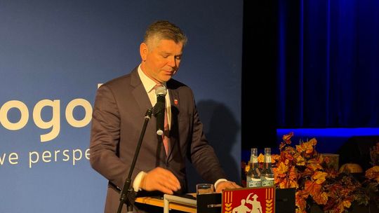 Prezentacja Parku Przemysłowego Gogolin II podczas Śniadania Biznesowego w Gogolinie.