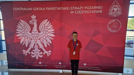 Ogromny sukces Piotra Wyszki z OSP Łowkowice! 11. miejsce w Polsce w finale Ogólnopolskiego Turnieju Wiedzy Pożarniczej