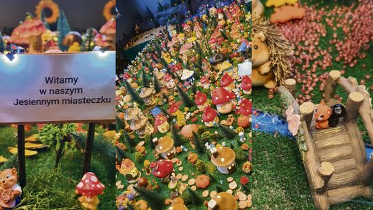 [ZDJĘCIA] Ponad 100 domków i wiewiórka z czarnym ogonem. Jesienna makieta w Górażdżach