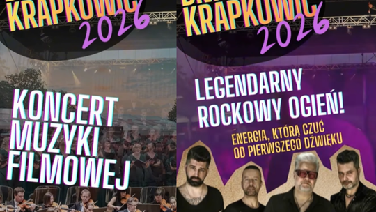 Trzy dni muzyki i atrakcji w Krapkowicach. Dni Krapkowic 2026 - znamy artystów