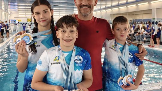 UKS Delfin Krapkowice z 14 medalami w Dobrodzieniu