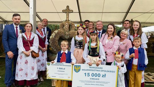 Walce z podwójnym sukcesem! II miejsce w „Pięknej Wsi Opolskiej” i wyróżnienie dla korony dożynkowej