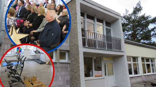 Na zdjęciu Otwarcie Klubu Senior+ w Krapkowicach – seniorzy i zaproszeni goście w nowej siedzibie przy ul. Sądowej