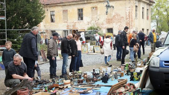 [ZDJĘCIA] Starocie, tłumy i pałacowy klimat. Rozkochów przyciągnął kolekcjonerów z całego regionu