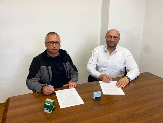 Plac budowy nowej drogi dojazdowej do gruntów rolnych w gminie Walce.
