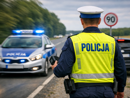 Policyjna kontrola drogowa w powiecie krapkowickim. 36-letni kierowca forda stracił prawo jazdy po przekroczeniu limitu 24 punktów karnych.