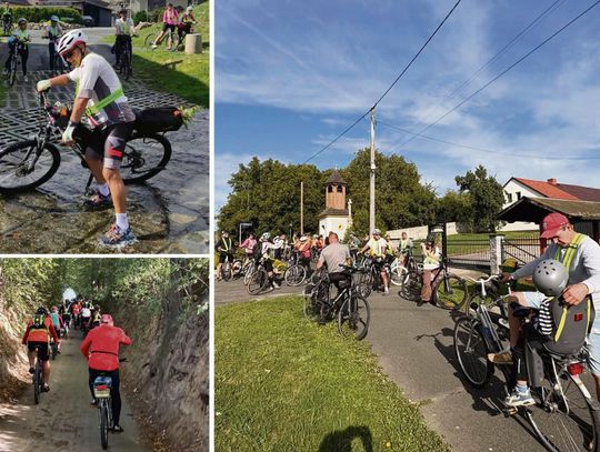 Jesienny Rodzinny Rajd Rowerowy w Zdzieszowicach – uczestnicy na 35-kilometrowej trasie