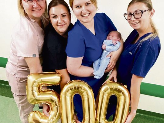 Kacperek – 500. dziecko urodzone w 2026 roku w Krapkowickim Centrum Zdrowia