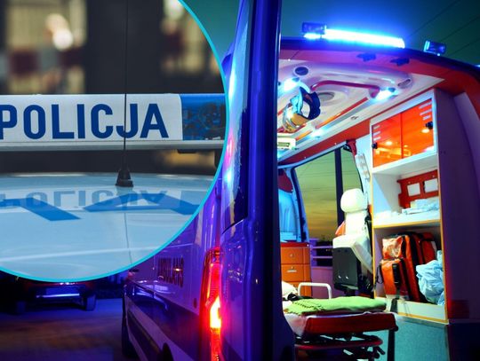 Policjanci z Krapkowic podczas interwencji u 75-letniego mieszkańca wymagającego pomocy medycznej