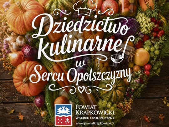 Stoisko z regionalnymi potrawami podczas wydarzeń kulinarnych w powiecie krapkowickim