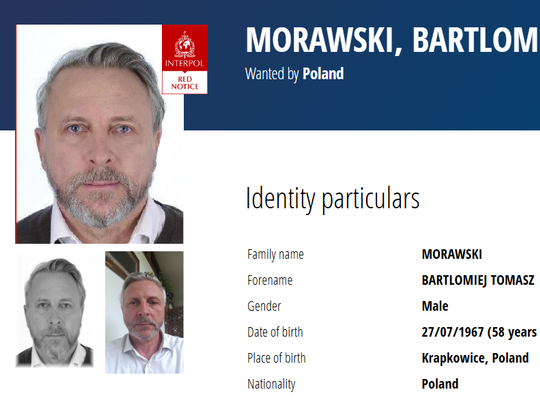 Bartłomiej Morawski poszukiwany przez policję. Aktor pochodzący z Krapkowic objęty Europejskim Nakazem Aresztowania i czerwoną notą Interpolu.