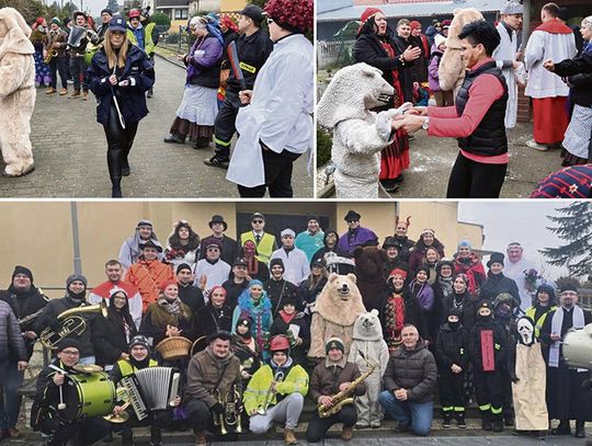 Ber tańcował z mieszkańcami