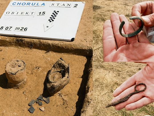 Archeolodzy dokumentują kolejne pochówki na pradawnym cmentarzysku w Choruli, gdzie odkryto już około 100 grobów