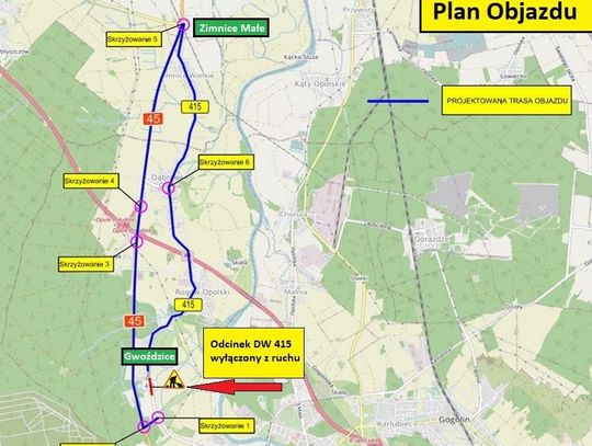 Droga wojewódzka nr 415 niebawem zostanie zamknięta