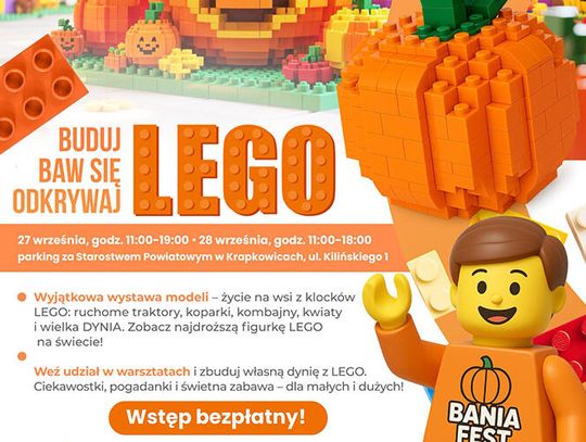 Dynie z klocków LEGO – wyjątkowa atrakcja na Festiwalu Dyni