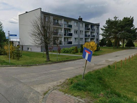 Planowany do przebudowy odcinek ul. Nowej w Krępnej w gminie Zdzieszowice.