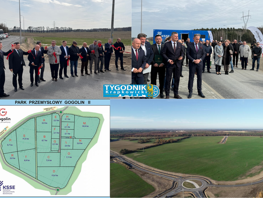 Oficjalne otwarcie Parku Przemysłowego Gogolin II – nowoczesne działki inwestycyjne i infrastruktura dla przedsiębiorców