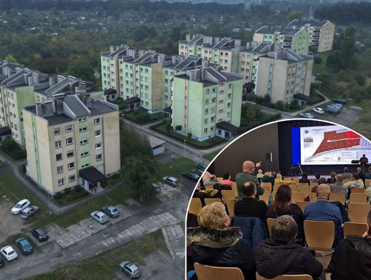 Mieszkańcy osiedla Sady w Krapkowicach podczas konsultacji społecznych dotyczących planu zagospodarowania i przebiegu nowej drogi.