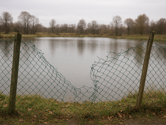 Kto zniszczył ogrodzenie?