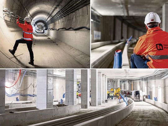 Materiały fundamentem nowego węzła metra