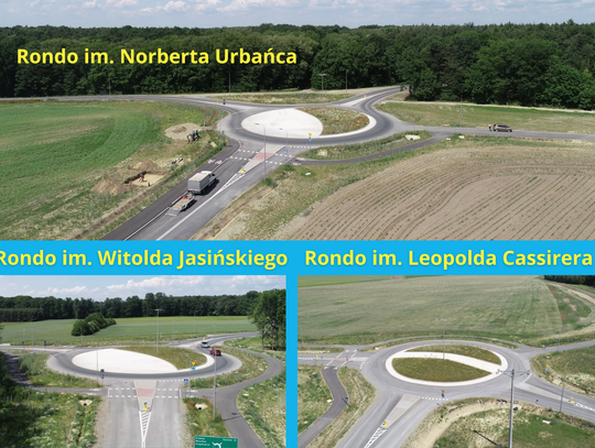 Decyzja Rady Miejskiej Park Przemysłowy w Gogolinie z nowymi nazwami rond Cassirer, Urbaniec, Jasiński – nowi patroni rond w Gogolinie