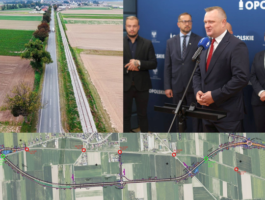 Obwodnica Strzeleczek za 31,67 mln zł. Umowę podpisano 19 października 2026 r. Trasa będzie miała 3 km, dwa ronda i ma być gotowa w lipcu 2028 r.