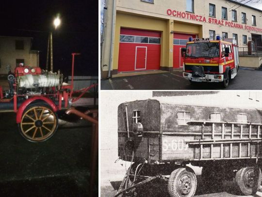Strażnica OSP Ściborowice i historyczny sprzęt strażacki od sikawki konnej po Mercedesa