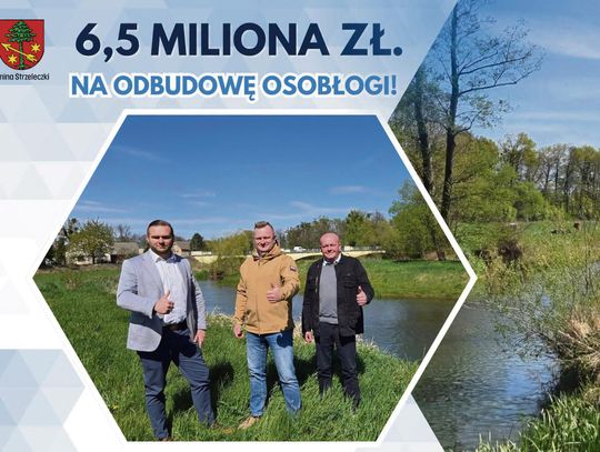 Rzeka Osobłoga w rejonie Łowkowic i Komornik – planowana odbudowa skarp i koryta po powodzi