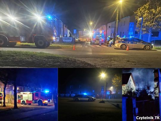 Otmęt: pożar kuchni zimowej. Siedem jednostek straży, jedna osoba w szpitalu Otmęt: pożar kuchni zimowej. Siedem jednostek straży, jedna osoba w szpitalu