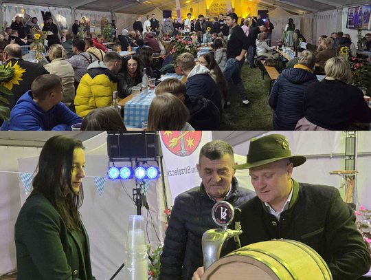 [ZDJĘCIA] Pisarzowice w rytmie piwa i zabawy. Oktoberfest już trwa, dożynki już jutro