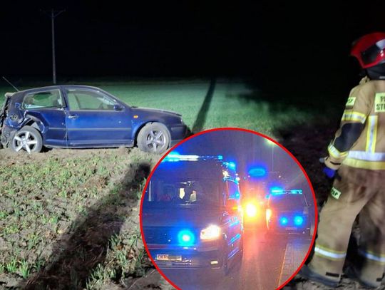 Prawdopodobnie zasnął za kierownicą