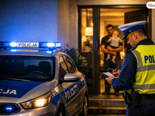 Policja interweniuje w sprawie 11-miesięcznego dziecka, którym miała opiekować się nietrzeźwa matka w gminie Gogolin.