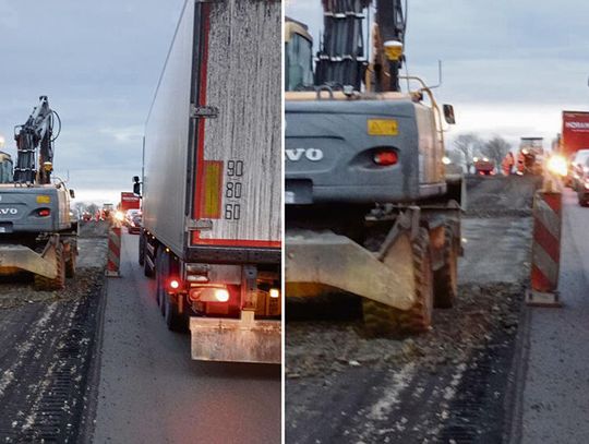 Problematyczny odcinek  i jazda na czołówkę