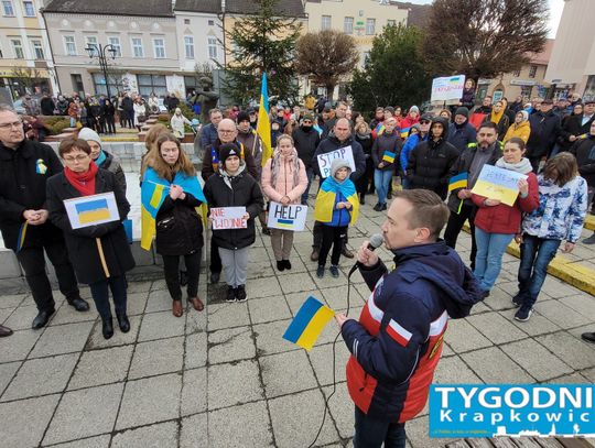 Solidaryzowali się z Ukrainą i protestowali przeciwko wojnie