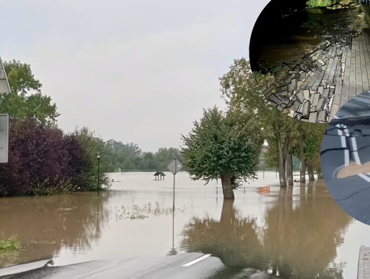 Spadek poziomu wody na Osobłodze: Stabilizacja sytuacji na Odrze i uszkodzenia na DK45