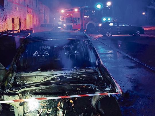 Spłonęła osobówka