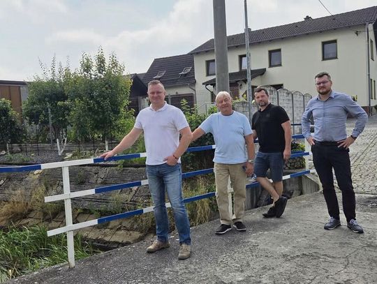 Mosty nad rzeką Biała w Strzeleczkach przeznaczone do modernizacji w ramach inwestycji gminnej