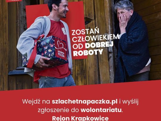 Wolontariusze Szlachetnej Paczki podczas pomocy rodzinom potrzebującym wsparcia w Krapkowicach
