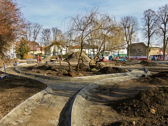 Trwają prace na Placu Gagarina