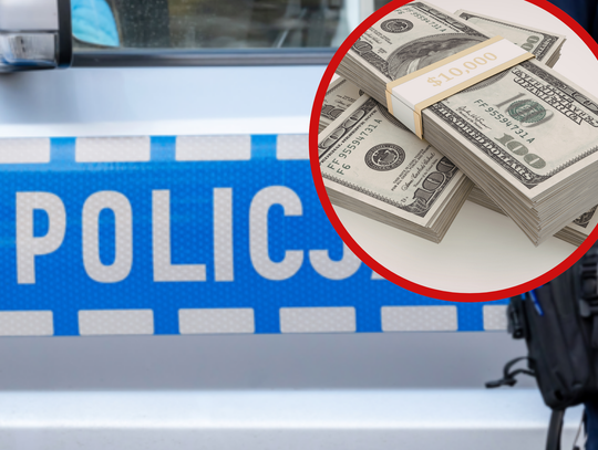 Policjanci z Krapkowic zatrzymali 54-latka podejrzanego o kradzież 900 dolarów i wymianę gotówki w kantorze.