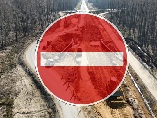 Zamknięta DK45 na odcinku między Krapkowicami a Rogowem Opolskim – rusza układanie nawierzchni asfaltowej.