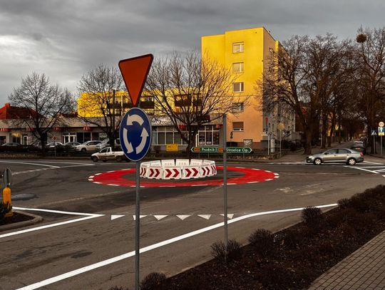 W centrum Krapkowic pojawiło się nowe rondo