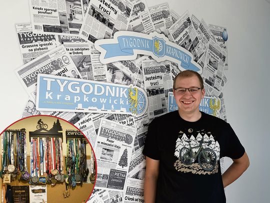 Adrian Kosubek z Choruli, pasjonat kolarstwa, uczestnik ultramaratonu Bałtyk-Bieszczady Tour 2026