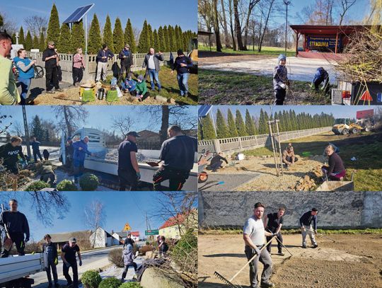 Zakasali rękawy i wieś wypiękniała